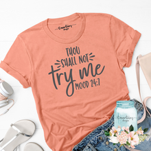 Load image into Gallery viewer, Thou Shall Not - Sunset Relaxed Tee
