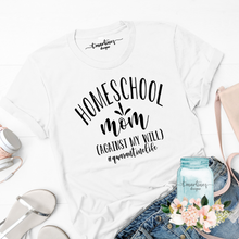 Load image into Gallery viewer, Homeschool Mom - White Relaxed Tee
