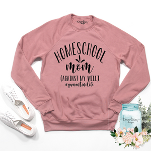 Homeschool Mom - Mauve Sweatshirt