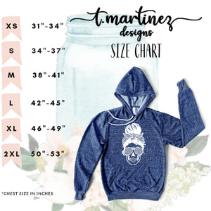 Leopard Momlife Skull - White Hoodie