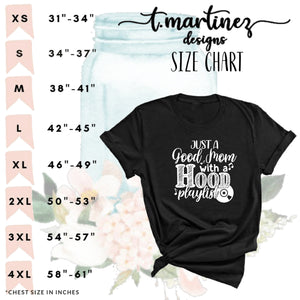 Hood Playlist - Black Relaxed Tee