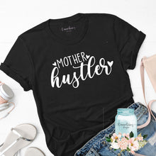 Load image into Gallery viewer, Mother Hustler - Black Relaxed Tee
