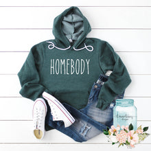 Load image into Gallery viewer, Homebody - Forest Green Hoodie
